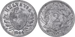 World Coins - Coin, Switzerland, 2 Francs, 1944