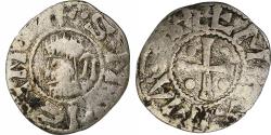 World Coins - Archbishopric of Vienne, Denier, ca. 1200-1250, Vienne, Billon,