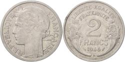 World Coins - Coin, France, Morlon, 2 Francs, 1945, Beaumont - Le Roger, , Aluminum