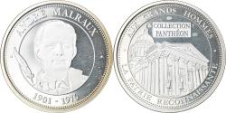 World Coins - France, Medal, Collection Panthéon, André Malraux, Littérature,