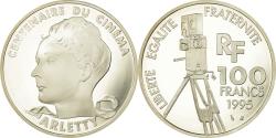 World Coins - Coin, France, Arletty, 100 Francs, 1995, Paris, BE, , Silver, KM:1945