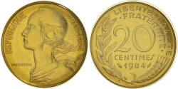 World Coins - Coin, France, Marianne, 20 Centimes, 1984, Paris, Lagriffoul,