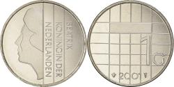 World Coins - Coin, Netherlands, Beatrix, Gulden, 2001, Utrecht, , Nickel, KM:205