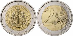 World Coins - Slovakia, 2 Euro, Constantine and Methodius, 2013, Kremnica, Bi-Metallic,
