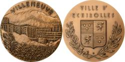 World Coins - France, Medal, Ville d'Echirolles, 1983, Bronze, Torcheux,