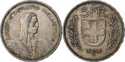 World Coins - Switzerland, 5 Francs, Herdsman, 1935, Bern, Silver, , KM:40