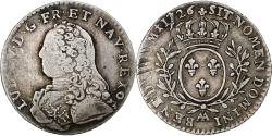 World Coins - France, Louis XV, 1/10 Écu aux branches d'olivier, 1726, Metz, Silver