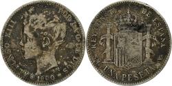 World Coins - Spain, Alfonso XIII, Peseta, 1900, Valencia, Silver, , KM:706