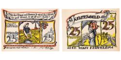 World Coins - Banknote, Germany, Kröpelin, 25 Pfennig, champs, 1922, UNC(63), Mehl:746.1