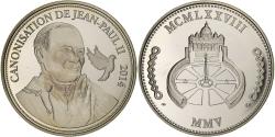 World Coins - Vatican, Medal, Canonisation de Jean Paul II, Copper-nickel,