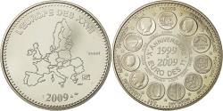 World Coins - France, Medal, L'Europe des XXVII Essai, 10ème Anniversaire 1999-2009 EURO DES