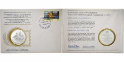 World Coins - Pitcairn Islands, Medal + stamp, International Society of Postmasters, 1978