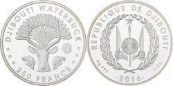 World Coins - Djibouti, 250 Francs, 2016, Karlsfeld, 1 Oz, F15, Silver,