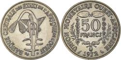 World Coins - Coin, West African States, 50 Francs, 1972, , Copper-nickel, KM:6