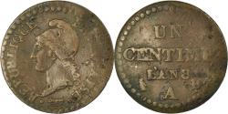 World Coins - Coin, France, Dupré, Centime, AN 8, Paris, , Bronze, KM:646