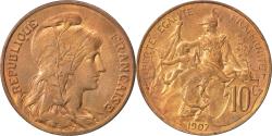 World Coins - Coin, France, Dupuis, 10 Centimes, 1907, , Bronze, KM:843, Gadoury:277