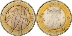 World Coins - Finland, 5 Euro, 2011, Vantaa, Karelia, , Bi-Metallic, KM:159