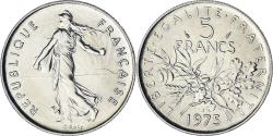 World Coins - Coin, France, Semeuse, 5 Francs, 1975, Monnaie de Paris, série FDC,