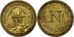 World Coins - France, Medal, Napoléon Bonaparte, Ier Consul, Brass,