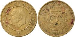 World Coins - Coin, Turkey, 5 Kurus, 2011, , Brass, KM:1240