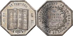 World Coins - France, Token, Notaires de l'Arrondissement de Loches, Indre et Loire, Silver