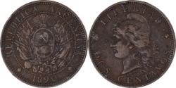 World Coins - Coin, Argentina, 2 Centavos, 1890