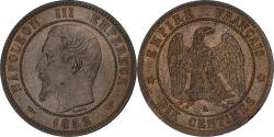 World Coins - France, Napoleon III, 10 Centimes, 1852, Paris, Bronze, , Gadoury:248