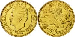 World Coins - Coin, Monaco, Rainier III, 50 Francs, 1950, Paris, ESSAI,