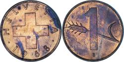 World Coins - Coin, Switzerland, Rappen, 1968, Bern, , Bronze, KM:46