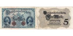World Coins - Germany, 5 Mark, 1917-08-01, EF(40-45)