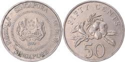 Coin, Singapore, 50 Cents, 1974, Singapore Mint, , Copper-nickel, KM:5