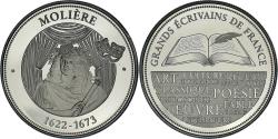 World Coins - France, Medal, Molière, Littérature, Grands écrivains de France,