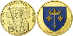 World Coins - France, Token, Rouen - Jeanne d'Arc - 1412-1431, Copper-nickel Aluminium