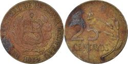 World Coins - Coin, Peru, 25 Centavos, 1969