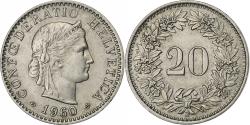 World Coins - Switzerland, 20 Rappen, 1960, Bern, Copper-nickel, , KM:29a