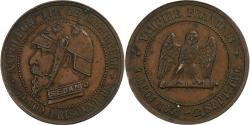 World Coins - France, Napoleon III, 5 Centimes, 1870, Paris, Satirique, Bronze,