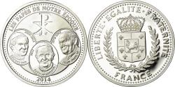 World Coins - Vatican, Medal, Les Papes de notre Epoque, 2014, , Silver
