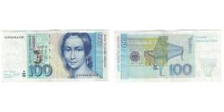World Coins - Banknote, GERMANY - FEDERAL REPUBLIC, 100 Deutsche Mark, 1996, 1996-01-02