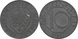 World Coins - Germany, Stadt Dortmund, 10 Pfennig, 1917, , Zinc