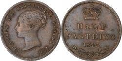 World Coins - United Kingdom, Victoria, 1/2 Farthing, 1843, London, Copper, , KM:738