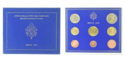 World Coins - Vatican, Benoît XVI, Coffret 1c. à 2€, 2007, Rome,