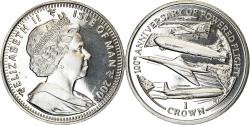 World Coins - Coin, Isle of Man, Crown, 2003, Pobjoy Mint, 100ème anniversaire du vol