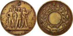 World Coins - France, Medal, French Third Republic, Bronze, Bertrand,