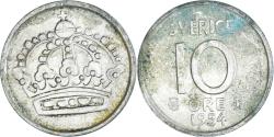 World Coins - Coin, Sweden, 10 Öre, 1954