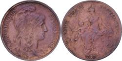 World Coins - France, 5 Centimes, Daniel-Dupuis, 1916, Paris, Bronze, , Gadoury:165