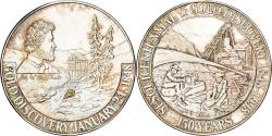 Us Coins - United States, Medal, Gold Discovery, 150 Years, 1998, Silver Plated Copper