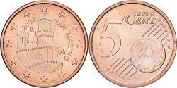 World Coins - San Marino, 5 Centimes, 2004, Rome, Copper Plated Steel, , KM:442