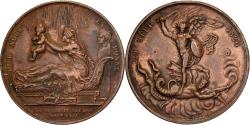 World Coins - France, Medal, Naissance du Comte de Chambord, 1820, Copper, Gayrard,