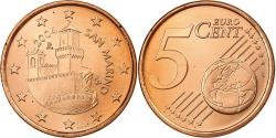 World Coins - San Marino, 5 Euro Cent, 2004, Rome, Copper Plated Steel, , KM:442