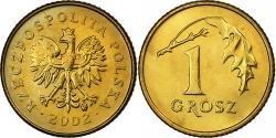 World Coins - Poland, Grosz, 2002, Warsaw, Brass, , KM:276